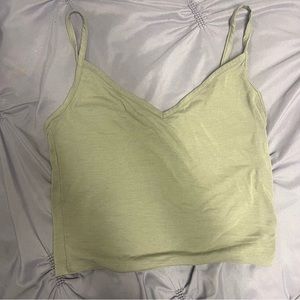 🤎5/$25 Sage green cropped tank